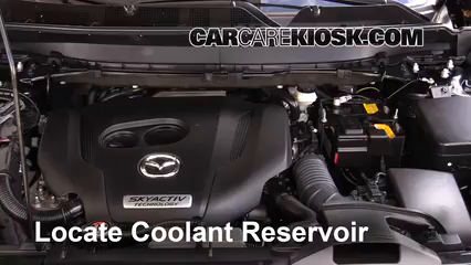 2016 Mazda CX-9 Sport 2.5L 4 Cyl. Turbo Refrigerante (anticongelante) Controlar nivel de líquido